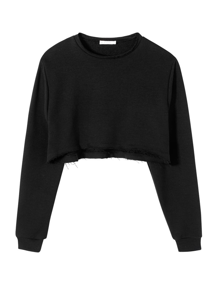 Everyday franzy black crop top
