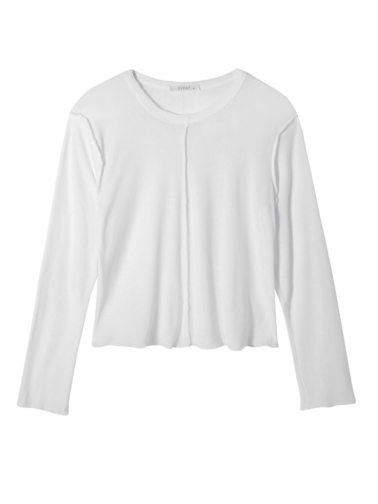 Everyplace mid line white t shirt