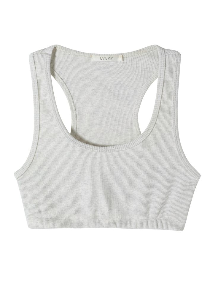 Everywomen light gray mini top